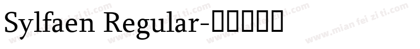 Sylfaen Regular字体转换